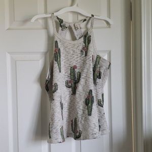 Cactus Heathered Tank